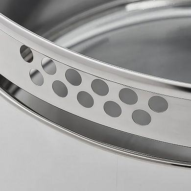 Induction Compatible Stainless Steel Saucepan with Straining Lid