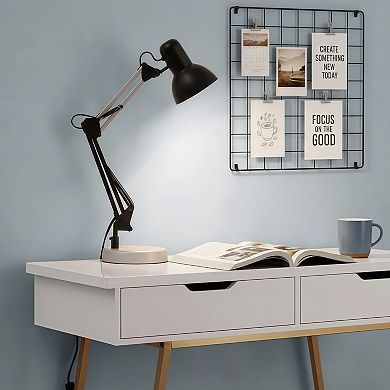 Modern Architect Desk Lamp with Adjustable Arm and Sleek Design