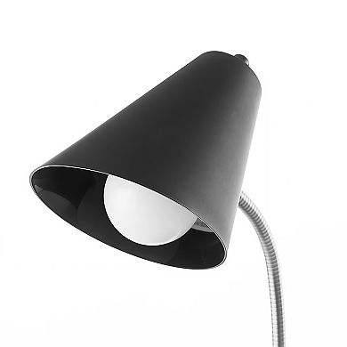 Organizer Desk Lamp with USB Port and AC Outlet for Home or Office Use