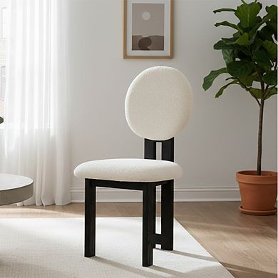 Set of 2 Fabric Side Chairs Dinning Chairs