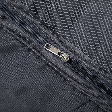 WOW PIONEER 2-Piece Spinner Wheel Luggage Set with Front Opening and Cosmetic Case