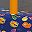 Blue With Orange