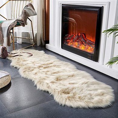 Shaggy Area Rug Ultra Soft, Fluffy Faux Fur for Floor & Sofa