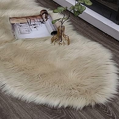 Shaggy Area Rug Ultra Soft, Fluffy Faux Fur for Floor & Sofa