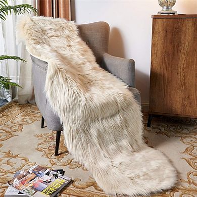 Shaggy Area Rug Ultra Soft, Fluffy Faux Fur for Floor & Sofa