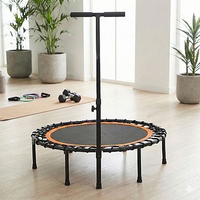 WOW PIONEER Assembled Fitness Trampoline for Home Exercise and Workout