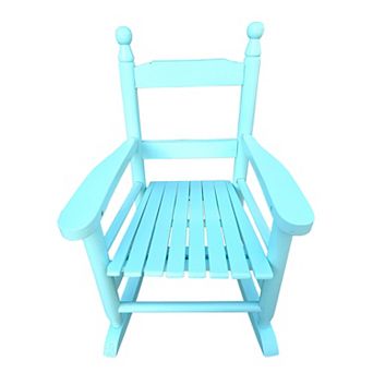WOW PIONEER Kids Rocking Chair for Indoor and Outdoor Use with Wide Seat
