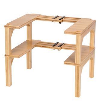 2 tier Expandable Spice Rack Counter & Pantry Organizer