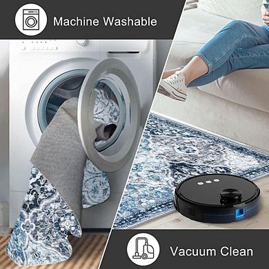 Moroccan Area Rug Soft, Washable, Non-Slip