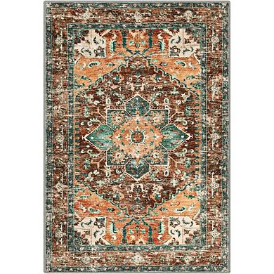 Boho Area Rug Soft, Non-Slip Floor Mat