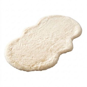 Faux Fur Area Rug Plush, Soft, Washable