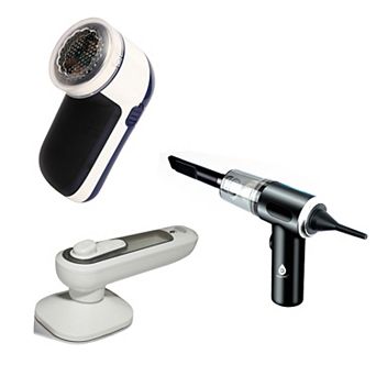 Home & Travel Essentials: 2-in-1 Mini Vacuum, Lint Remover & Portable Iron