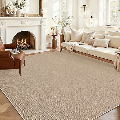 Modern Minimalist Area Rug Machine Washable, Non-Slip, Ultra-Thin, Non-Shedding Carpet