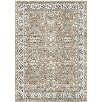 Washable Area Rugs for Living Room, Non-Slip Vintage Distress Large Rugs for Bedroom Dining Room