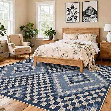 Washable Area Rugs for Bedroom Aesthetic Boho Modern Moroccan Under Table Rug for Dining Room