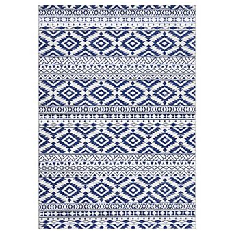 Washable Vintage Bohemian Rug, Non-Slip Boho Distressed Throw Carpet, Soft Non-Shedding Area Rug