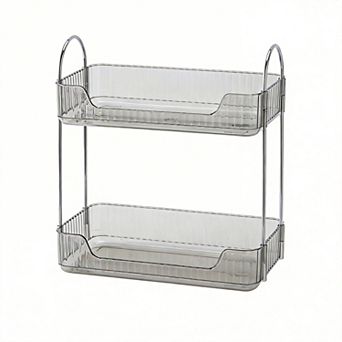 2 tier Bathroom Countertop Organizer Sink Spice Shelf