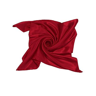 Chiffon Scarf Square Neck Handkerchief Retro Satin Ribbon Women