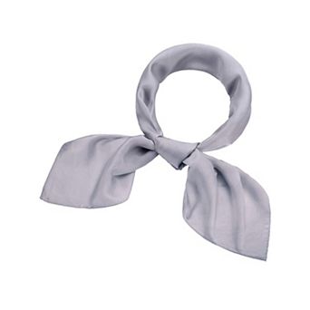 Chiffon Scarf Square Neck Handkerchief Retro Satin Ribbon Women