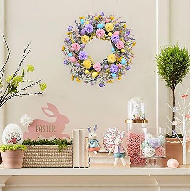 20" Easter Wreath Spring Front Door Decor