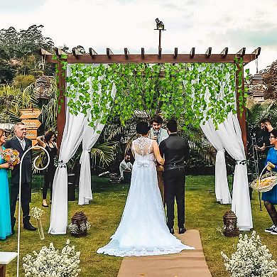 12pcs 84ft Artificial Ivy Leaf Vine Hanging Garland Foliage Flowers Home Garden Wedding