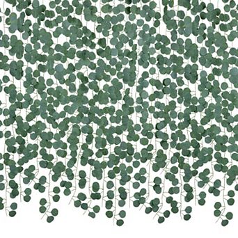 12 pc 84ft Artificial Ivy Leaf Vine Hanging Garland Foliage Flowers Home Garden Wedding