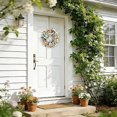 16" Artificial Wreath Spring Summer Home Wedding Decor