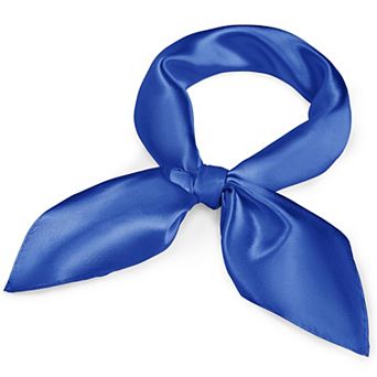 Women Silk Feeling Satin Scarf Square Head Wrap Neck Bandana