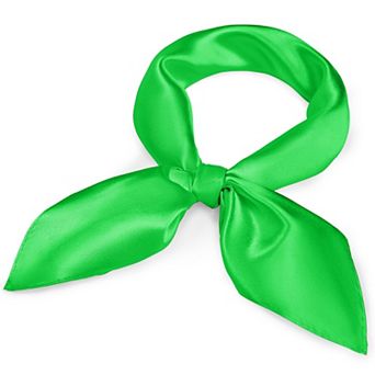 Women Silk Feeling Satin Scarf Square Head Wrap Neck Bandana