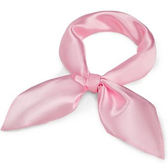 Women Silk Feeling Satin Scarf Square Head Wrap Neck Bandana