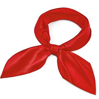 Women Silk Feeling Satin Scarf Square Head Wrap Neck Bandana