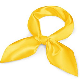 Women Silk Feeling Satin Scarf Square Head Wrap Neck Bandana