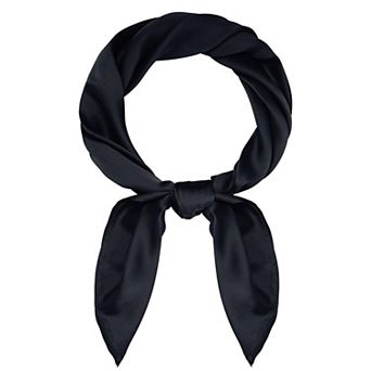 Satin Square Scarf Neck Hair Handkerchief Bandana Women Men Costume Accessory