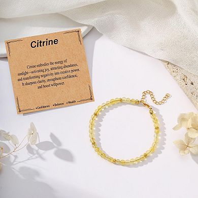 Pure Natural Crystal Bracelet Women's Gift Triple Protection