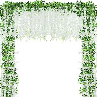 10 pc Wisteria Artificial Flowers Garland Silk Hanging Wedding Arch Party Home Garden