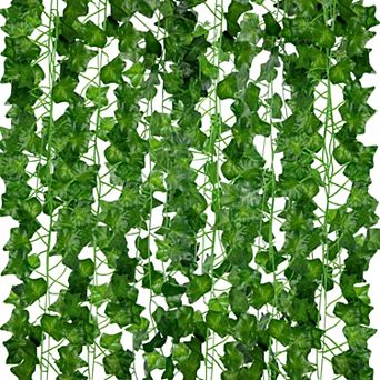 12 Pack Artificial Ivy Garlands Realistic Vines Room Garden Wall Decoration Indoor 83 Inch