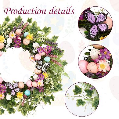 22" Easter Wreath Spring Front Door Decor