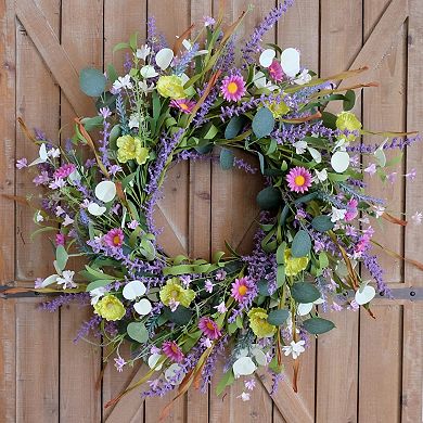 20" Spring Artificial Wreath Indoor Outdoor Home Decor