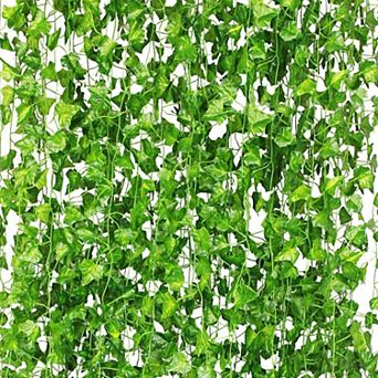 168Ft, 24 Pack Artificial Ivy Vines Garland Greenery Hanging Leaves Bedroom Wedding Party