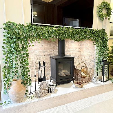 168Ft, 24 Pack Artificial Ivy Vines Garland Greenery Hanging Leaves Bedroom Wedding Party