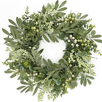 20" Spring Artificial Wreath Wedding Festival Decor