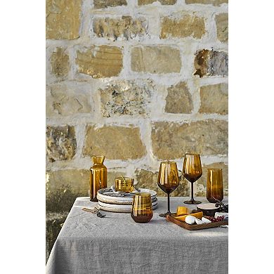 4 - 14.3oz Stemless Gradient Wine Glasses Lead-Free Dishwasher Safe