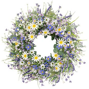 22" Spring Artificial Wreath Wall Home Decoration