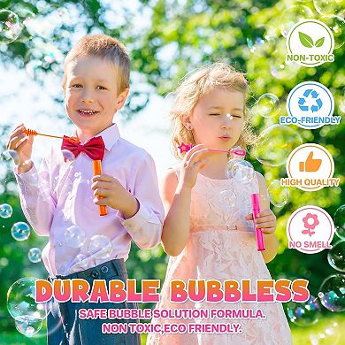 36 Pieces Mini Bubble Wands,Bubble Party Favors Assortment Toys for Kids