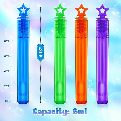 36 Pieces Mini Bubble Wands,Bubble Party Favors Assortment Toys for Kids