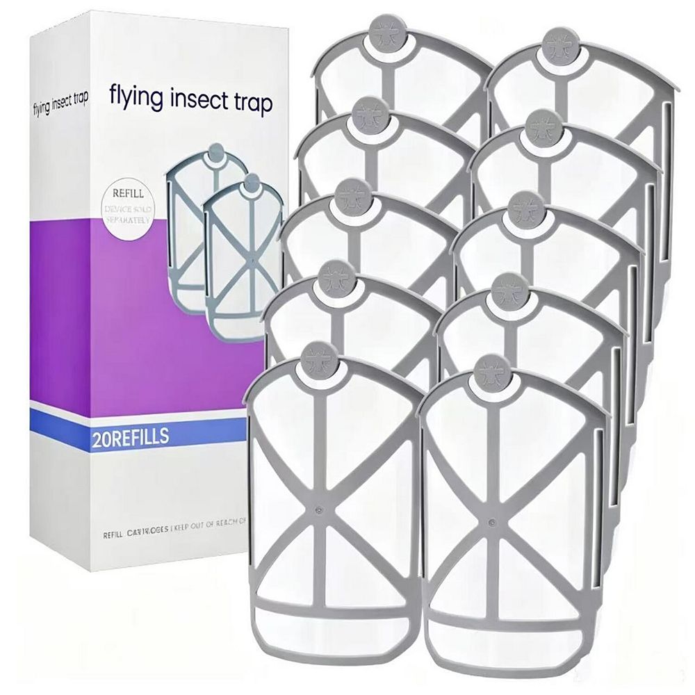 20 Pack Flying Insect Trap Official Refill Cartridges Fit for Zevo