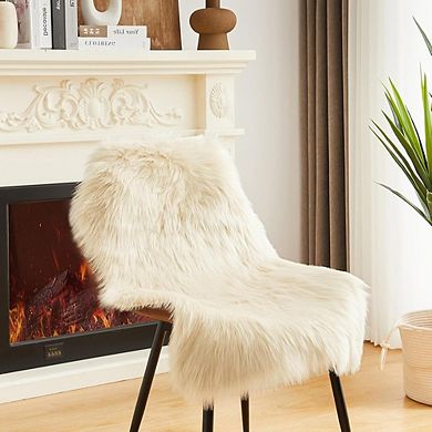 Faux Fur Rug Fluffy, Ultra Soft, Sheepskin Shag for Bedroom & Sofa
