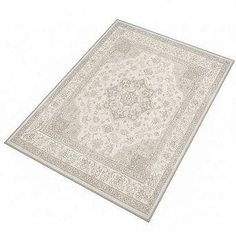 Area Rug Soft, Low Pile, Washable, Non-Slip Entryway & Bedroom Mat