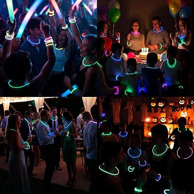 SpringFlower 100 PCS Glow Sticks Bulk Party Favors