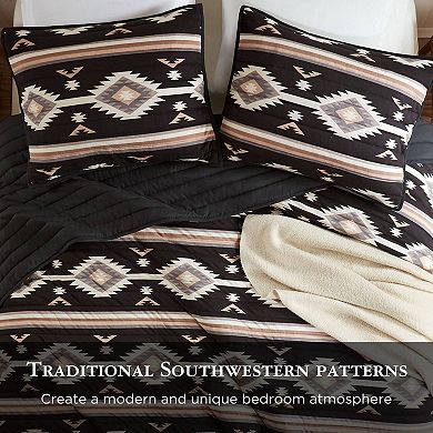 Woolrich Taos 3-Piece Lightweight Quilt Set with Shams